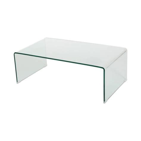 noble house pazel clear tempered glass coffee table