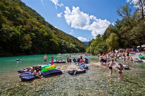 Soca River Tolmin Swimming Travelsloveniaorg All You Need To Know