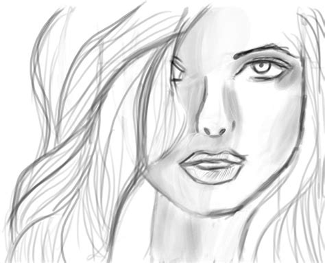 Face Sketch Simple Face Sketch Cool Drawings Sketches Simple