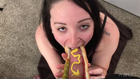 Sucking A Hotdog Dick And Eating Cum Redtube