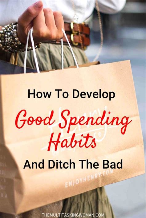 How To Develop Good Spending Habits And Ditch The Bad With Images