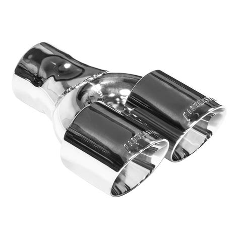 Flowmaster 15402 Exhaust Tip 3 In Dual Out Angle Cut Fits 3 In