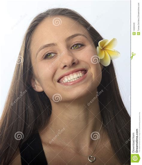 Portrait Of A Beautiful Pacific Island Girl Stock Image Image Of Girl