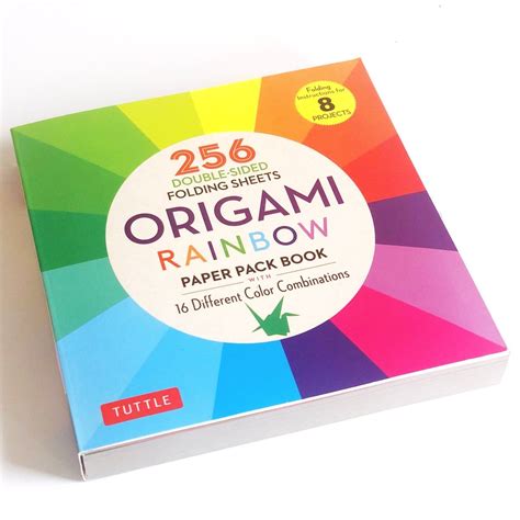 Origami Rainbow Paper Pack Book The Crafty Squirrel