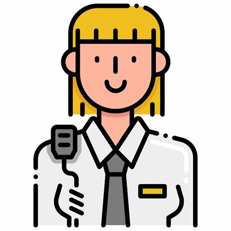 Mall Cop Female Icon Download On Iconfinder