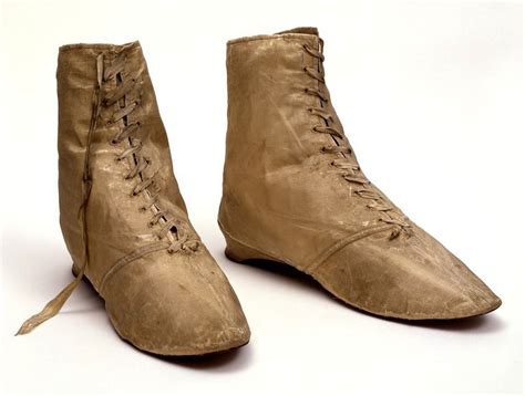 My Tippet Only Tulle Boots C 1790s Early 1800s Silk Uppers