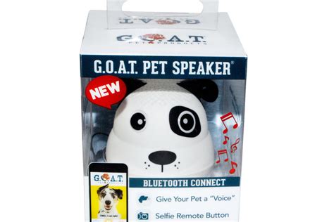 The pet speaker can be clipped to a dog collar or leash, placed on the outside of a bird's cage or clipped to a person's belt. Shark Tank: GOAT Pet Speaker Accepts $499,000 Offer from ...