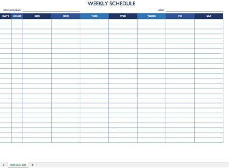 Daily Time Tracking Spreadsheet —