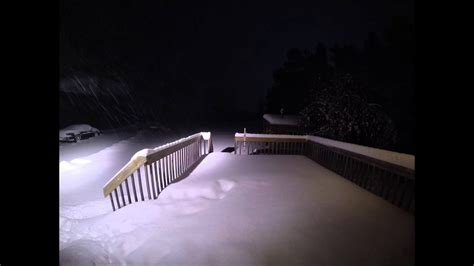 Upper Peninsula Snow Storm Time Lapse Youtube