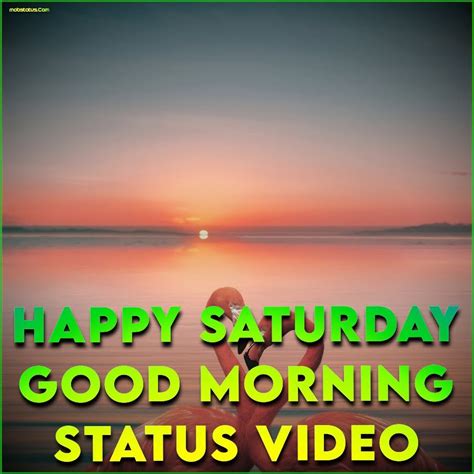 Happy Saturday Good Morning Status Video Download Hd