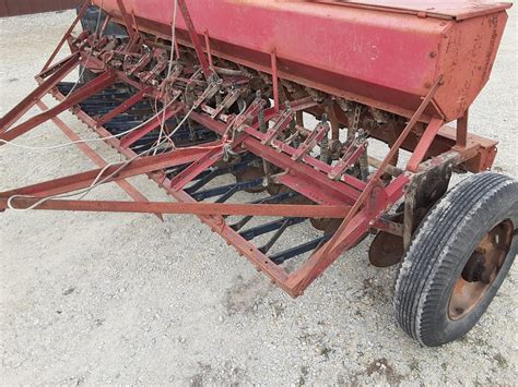 Used Ih Mccormick M Grain Drill With Grass Seed