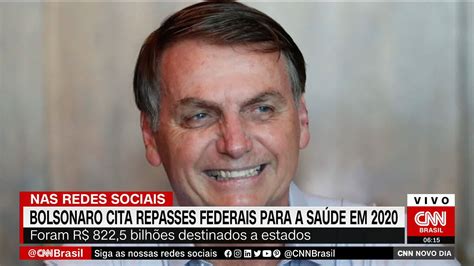 Bolsonaro Cita Repasses Federais Para Saúde Em Meio à Lotação De Utis Presidente Jair