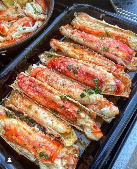 Grilled Crab Legs With Herb Butter Recipes