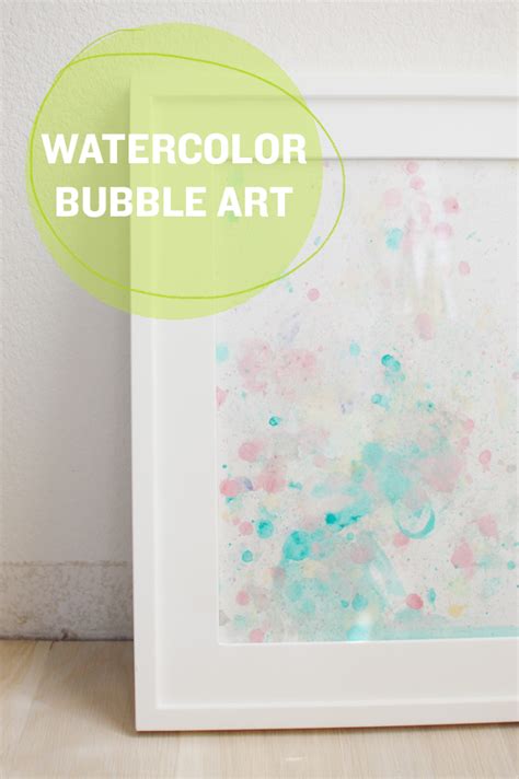 Watercolor Bubble Art Pretty Prudent