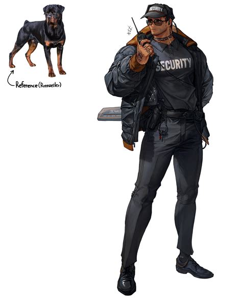 Artstation Rottweiler Security Guard