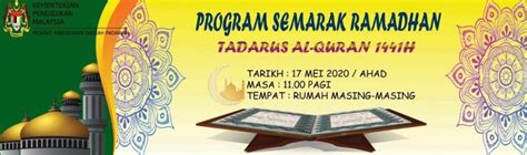 This is a short description in the author block about the author. Program Semarak Ramadan dengan bertadarus Al Quran 30 ...