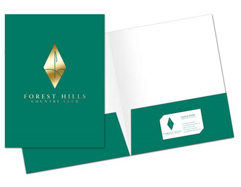 Guaranteed high quality full color folded business cards give you more room to get your message across and stand out from your competitors. Custom Pocket Folders | Business Presentation Folder