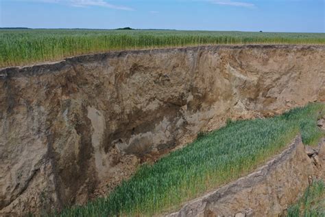 The Gjerrild Klint Landslide On The East Coast Of Jutland Denmark