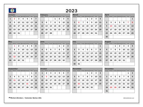 Calendars 2023 Michel Zbinden Bz