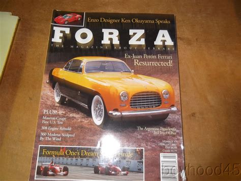 Forza The Magazine About Ferrari 3 Issues Lot B Ebay