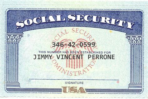 Editable Social Security Card Template Professional