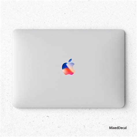 Retro Apple Logo Sticker Macbook Pro Decals Macbook Air Etsy