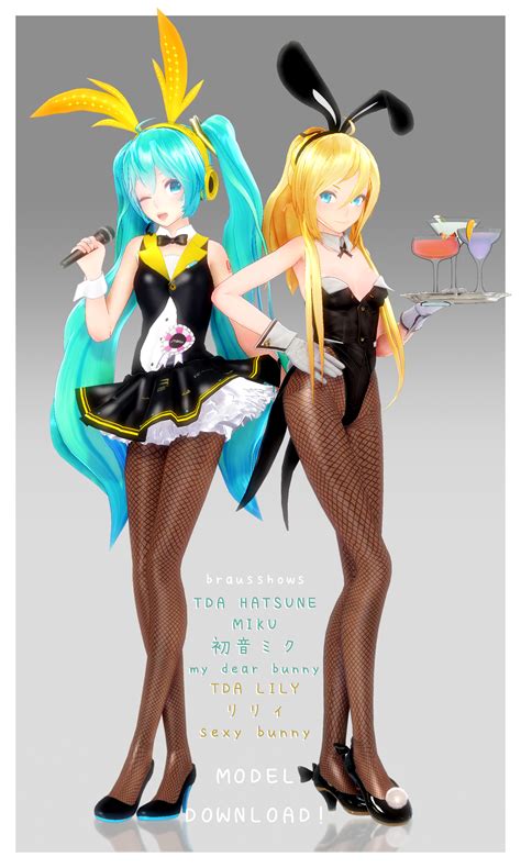 [dl] Tda Miku And Lily Bunny Duo Pack By Brausshows On Deviantart