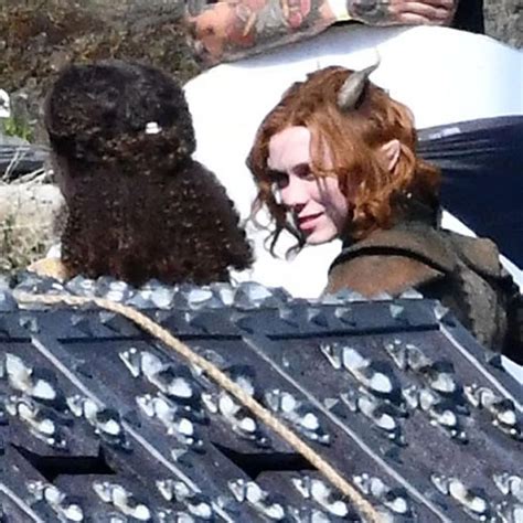 Sophia Lillis As Doric The Druid On Set Of Dungeons Dragons Honor Among Thieves Dungeons