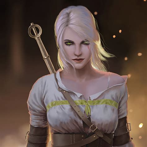 2048x2048 ciri the witcher 3 wild hunt 4k ipad air hd 4k wallpapers images backgrounds photos