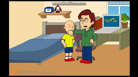 Caillou Goes On Rule Grounded Youtube