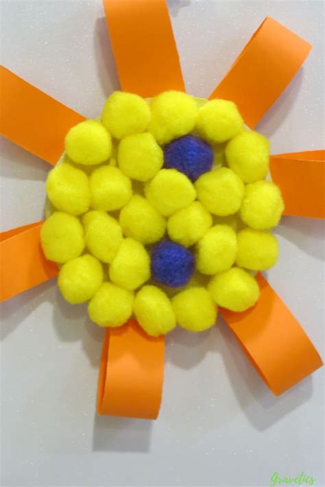 Just artifacts offers party supplies and decorations for sale online. Pom Pom Paper Plate Flower Craft for Kids - Gravetics