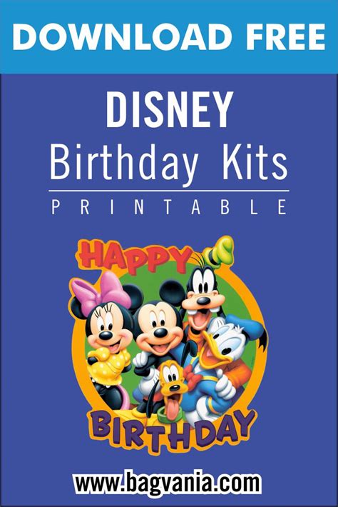 Free Online Printable Disney Birthday Cards Printable Templates Free