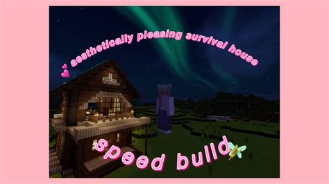 Here's the link for the house: * aesthetic survival house | minecraft bedrock edition * - YouTube