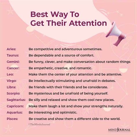 Best Way To Get The Zodiac Signs Attention