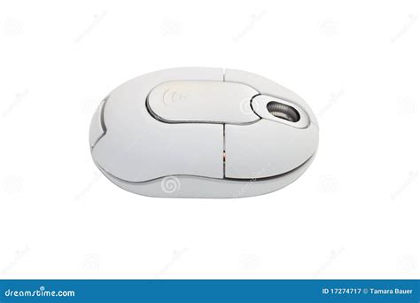 Cordless White Computer Mouse Stock Image Image Of Technology