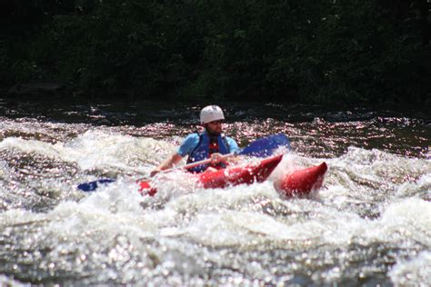 Expect Some Choppy Water On The Lower Pigeon River When You Go Kayaking
