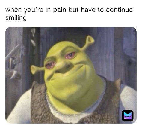 When Youre In Pain But Have To Continue Smiling Boujiee Memes