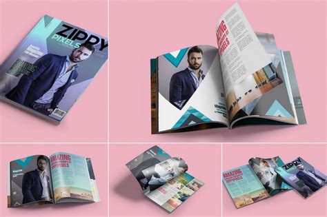 30 Pro Magazine Mockups Cover Spread Design Shack