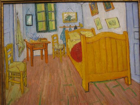 In the bedroom at arles this movement is sustained by a delightful, inventive play of scattered objects. Vincent's Bedroom in Arles | Vincent