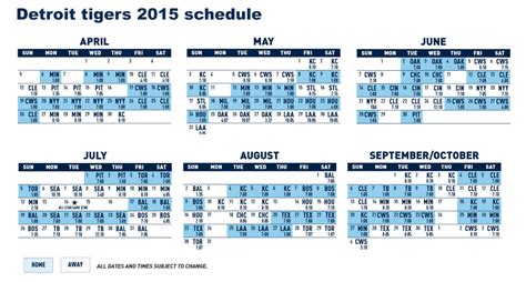 Detroit Tigers Games And Schedule At Comerica Park