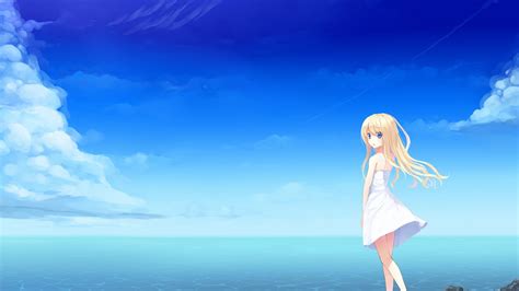 anime sea wallpapers top free anime sea backgrounds wallpaperaccess