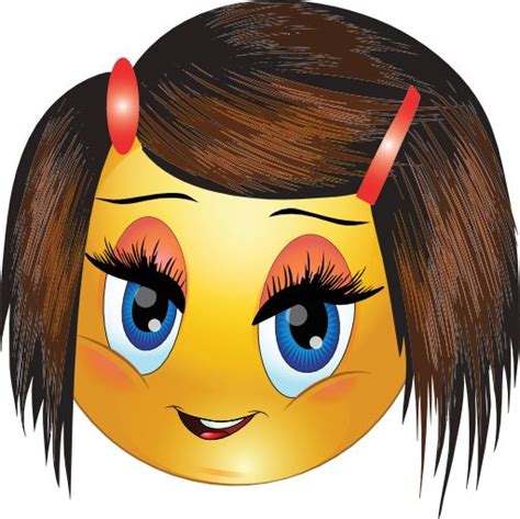 Girl Smiley Smiley Emoticon Emoji Pictures