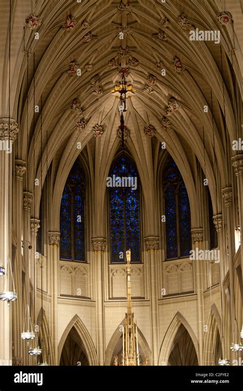 Trinity New York Church Cathedral Stock Photo Alamy
