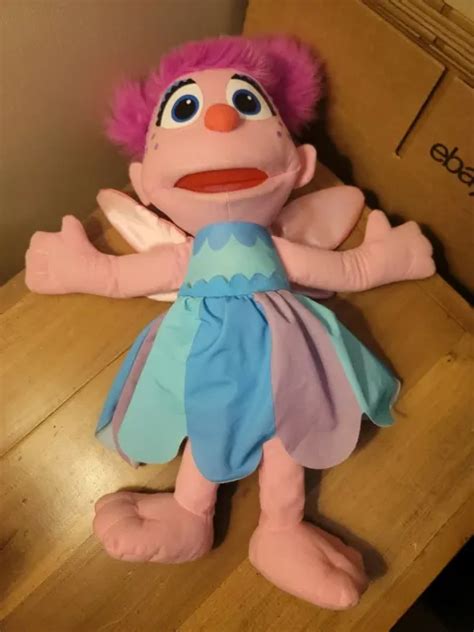 Sesame Street Abby Cadabby 17 Plush Doll Fairy Wings Hasbro Girls Toy