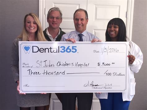Dental365 Makes Donation to St. Jude Children’s Research Hospital