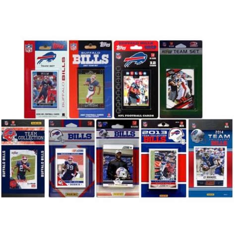 Candicollectables Bills914ts Nfl Buffalo Bills 9 Different Licensed
