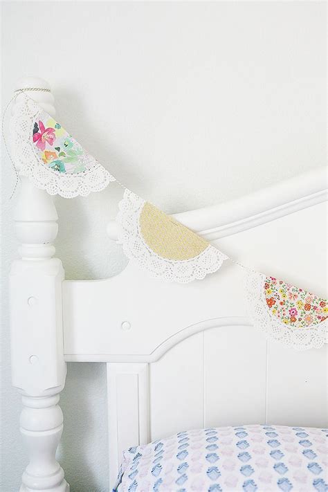 Pretty Spring Doily Banner Eighteen25 Paper Doily Crafts Doily