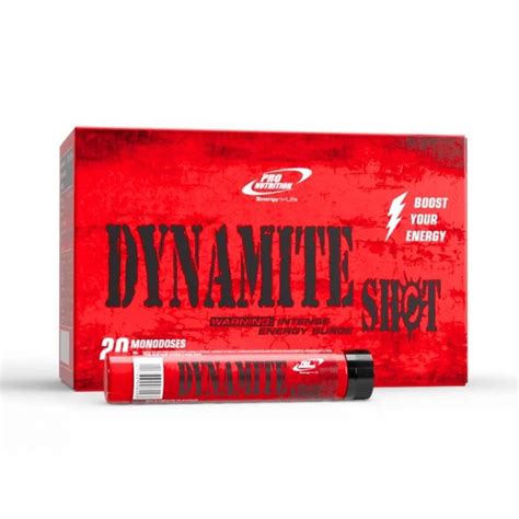 Dynamite Shot 20 Monodoses X 25ml Preworkout Drink Store Proteinlv