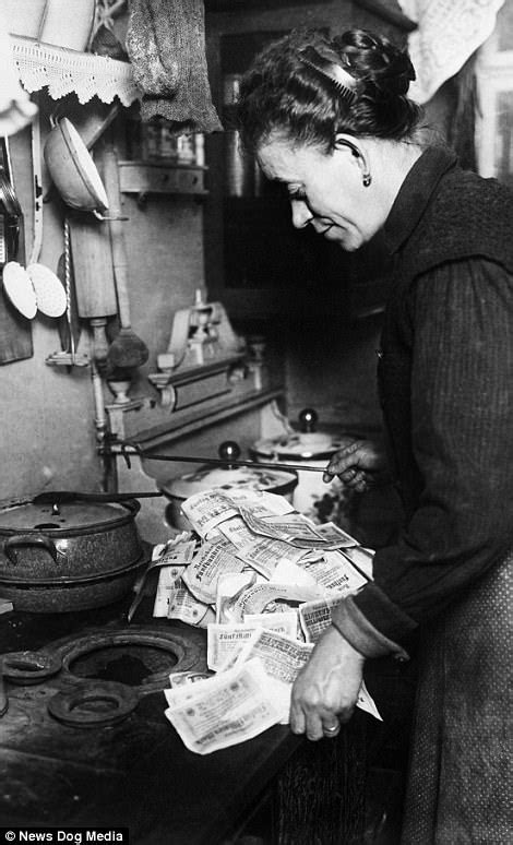 When Cash Was Worthless In Germany After First World War Daily Mail