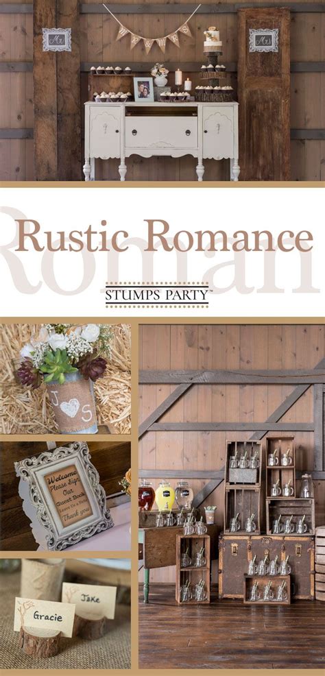 Celebrate The Sweet Romance Of Your Love With A Rustic Romance Wedding
